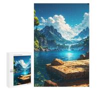 1000 PCS Jigsaws Adults Puzzles Gifts Tranquil Mountain Lake Puzzle for Adults Family Games Presents for Women Birthday Present, Gifts, 1000 PCS