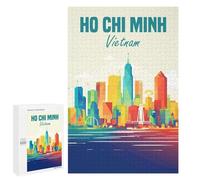 1000 PCS Jigsaws Adults Puzzles Ho Chi Minh Vietnam Jigsaws for Adults Toy Wall Decor Home Decoration for Is Ideal As A Gift 1000 PCS