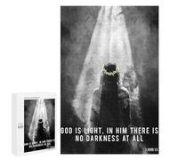 1000 PCS Jigsaws Adults Puzzles Jesus Light Jigsaw for Adults Hands-on Game Precision Cutting Parent-child Interaction 1000 PCS