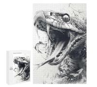 1000 PCS Jigsaws Adults Puzzles King Cobra Jigsaw Puzzle Family Game Analysis And Logic Parent-child Interaction 1000 PCS