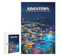 1000 PCS Jigsaws Adults Puzzles Kingstown, Saint Vincent And The Grenadines Jigsaws for Adults Toy Wall Decor Home Decoration for Is Ideal As A Gift 1000 PCS