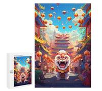 1000 PCS Jigsaws Adults Puzzles Lunar New Year Parade Jigsaw for Adults Relax Games Birthday Present Birthday And Unique Gifts 1000 PCS
