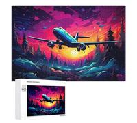 1000 PCS Jigsaws Adults Puzzles Magical Sunset Flight Adventure Jigsaws for Adults Relaxing Games Difficult Challenge Difficult And Challenge 1000 PCS