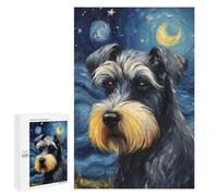1000 PCS Jigsaws Adults Puzzles Miniature Schnauzer Jigsaw for Adults Relax Games Birthday Present Birthday And Unique Gifts 1000 PCS