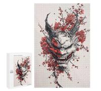 1000 PCS Jigsaws Adults Puzzles Minimalist Japanese Oni Adult Puzzles Relaxing Games Precision Cutting Unique Gifts for Birthday And Christmas 1000 PCS