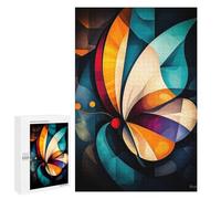 1000 PCS Jigsaws Adults Puzzles Modern Cubism Butterfly Jigsaws for Adults Toy Wall Decor Home Decoration for Is Ideal As A Gift 1000 PCS