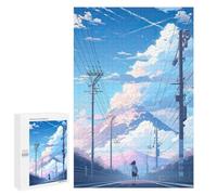 1000 PCS Jigsaws Adults Puzzles Mountain Road Jigsaw for Adults Relax Games Birthday Present Birthday And Unique Gifts 1000 PCS