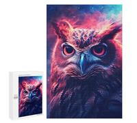 1000 PCS Jigsaws Adults Puzzles Owl Night Galaxy Jigsaw for Adults Relax Games Birthday Present Birthday And Unique Gifts 1000 PCS