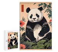 1000 PCS Jigsaws Adults Puzzles Panda Japanese Art Jigsaw for Adults Hands-on Game Precision Cutting Parent-child Interaction 1000 PCS