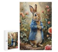 1000 PCS Jigsaws Adults Puzzles Peter Rabbit in A Garden Jigsaws for Adults Toy Wall Decor Home Decoration for Is Ideal As A Gift 1000 PCS