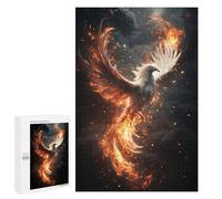 1000 PCS Jigsaws Adults Puzzles Phoenix in Flames Jigsaws for Adults Toy Wall Decor Home Decoration for Is Ideal As A Gift 1000 PCS