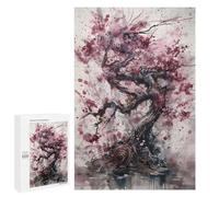 1000 PCS Jigsaws Adults Puzzles Pink Cherry Adult Puzzles Relaxing Games Precision Cutting Unique Gifts for Birthday And Christmas 1000 PCS