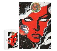 1000 PCS Jigsaws Adults Puzzles Red Face in Galaxy Jigsaw for Adults Toy Wall Decor Perfect Decoration for Is Ideal As A Gift 1000 PCS