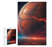 1000 PCS Jigsaws Adults Puzzles Red Mars Landscape Adult Puzzles Relaxing Games Precision Cutting Unique Gifts for Birthday And Christmas 1000 PCS