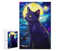 1000 PCS Jigsaws Adults Puzzles Russian Blue Cat Abstract Jigsaws for Adults Toy Wall Decor Home Decoration for Is Ideal As A Gift 1000 PCS