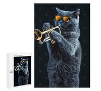 1000 PCS Jigsaws Adults Puzzles Russian Blue Trumpet Jigsaws for Adults Toy Wall Decor Home Decoration for Is Ideal As A Gift 1000 PCS