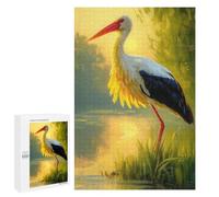 1000 PCS Jigsaws Adults Puzzles Serene Stork Adult Puzzles Relaxing Games Precision Cutting Unique Gifts for Birthday And Christmas 1000 PCS