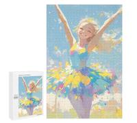 1000 PCS Jigsaws Adults Puzzles Smiling Girl Adult Puzzles Relaxing Games Precision Cutting Unique Gifts for Birthday And Christmas 1000 PCS