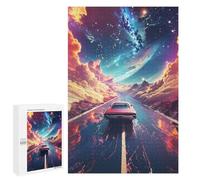 1000 PCS Jigsaws Adults Puzzles Space Galactic Highway Jigsaw for Adults Hands-on Game Precision Cutting Parent-child Interaction 1000 PCS