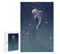 1000 PCS Jigsaws Adults Puzzles Star Eater Turquoise GRAD Jigsaw Puzzle Family Game Analysis And Logic Parent-child Interaction 1000 PCS