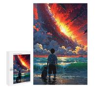 1000 PCS Jigsaws Adults Puzzles The Last Sunset Jigsaw for Adults Toy Wall Decor Perfect Decoration for Is Ideal As A Gift 1000 PCS