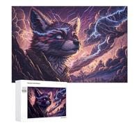 1000 PCS Jigsaws Adults Puzzles Thundering Fox Fantasy Artwork Jigsaws for Adults Hands-on Game Wall Decoration Birthday And Unique Gifts 1000 PCS