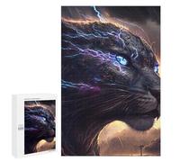 1000 PCS Jigsaws Adults Puzzles Thunderous Leopard Epic Wildlife Artwork Jigsaws for Adults Hands-on Game Wall Decoration Birthday And Unique Gifts 1000 PCS