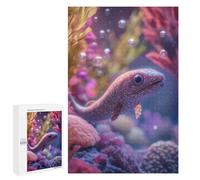 1000 PCS Jigsaws Adults Puzzles Underwater Baby Eel Fish with Bubbles Jigsaws for Adults Hands-on Game Wall Decoration Birthday And Unique Gifts 1000 PCS