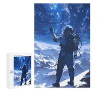 1000 PCS Jigsaws Adults Puzzles Universe Astronaut Jigsaw for Adults Hands-on Game Precision Cutting Parent-child Interaction 1000 PCS