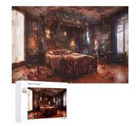 1000 PCS Jigsaws Adults Puzzles Whimsical Dreamscapes A Room of Curiosities Adult Puzzles DIY Toys But Fun And Humorous Unique Gifts for Birthday And Christmas 1000 PCS