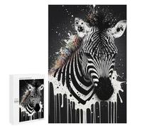1000 PCS Jigsaws for Adults Abstract Zebra Art Print Jigsaw for Teenagers Improve Memory Every Piece Is Unique - Toys Educational Games 1000 PCS