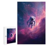 1000 PCS Jigsaws for Adults Astronaut Floating in Space Jigsaw for Teenagers Improve Memory Every Piece Is Unique - Toys Educational Games 1000 PCS
