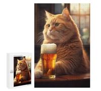 1000 PCS Jigsaws for Adults Cat Beer Pub Bar Puzzles for Adults Toy Wall Decor Improve Memory Gifts for Friends And Family 1000 PCS
