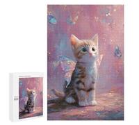1000 PCS Jigsaws for Adults Enchanted Fairy Kitten Jigsaw for Teenagers Improve Memory Every Piece Is Unique - Toys Educational Games 1000 PCS