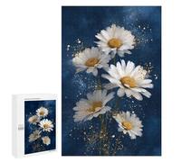 1000 PCS Jigsaws for Adults Glowing Daisy Bouquet Jigsaw for Teenagers Improve Memory Every Piece Is Unique - Toys Educational Games 1000 PCS