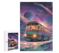 1000 PCS Jigsaws for Adults Interstellar Bus Journey Puzzle For Teenagers Precision Cutting Parent-child Interaction Stress Reduction Gifts 1000 PCS
