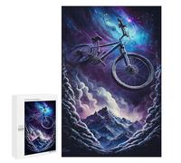 1000 PCS Jigsaws for Adults Mountain Bike Adventure in Space -1 Puzzle For Teenagers Precision Cutting Parent-child Interaction Stress Reduction Gifts 1000 PCS
