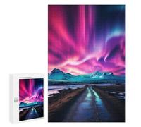1000 PCS Jigsaws for Adults Northern Light on Mountain Puzzles for Adults Toy Wall Decor Improve Memory Gifts for Friends And Family 1000 PCS
