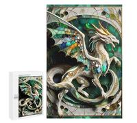 1000 PCS Jigsaws for Adults Puzzle Abstract Dragon Kintsugi Jigsaws for Adults Fun Games Stress Reliever Challenging To Complete 1000 PCS