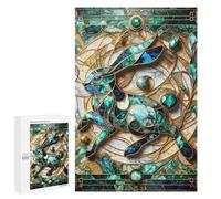 1000 PCS Jigsaws for Adults Puzzle Abstract Rabbit Kintsugi Adult Jigsaw Relax Games Difficult Challenge Challenging To Complete 1000 PCS