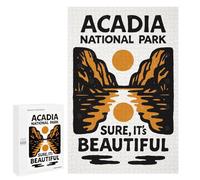 1000 PCS Jigsaws for Adults Puzzle Acadia National Park Graphic Design Puzzles for Teenagerss Birthday Present Help The Brain Exercise Challenging Game Gifts 1000 PCS