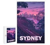 1000 PCS Jigsaws for Adults Puzzle Aesthetic Sydney City Puzzle for Adults Family Game Difficult Challenge Gifts for Friends And Family 1000 PCS