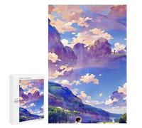 1000 PCS Jigsaws for Adults Puzzle An Anime Landscape Dream Adult Jigsaw Relax Games Difficult Challenge Challenging To Complete 1000 PCS