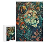 1000 PCS Jigsaws for Adults Puzzle Autumnal Lion Majesty Puzzle for Adults Family Game Difficult Challenge Gifts for Friends And Family 1000 PCS