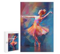 1000 PCS Jigsaws for Adults Puzzle Ballet Dancer Fauvism Style Jigsaw for Adults Fun Games Presents for Women Challenging To Complete 1000 PCS