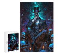 1000 PCS Jigsaws for Adults Puzzle Baron Samedi Jigsaws for Adults Fun Games Stress Reliever Challenging To Complete 1000 PCS