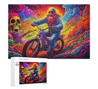 `1000 PCS Jigsaws for Adults Puzzle Biker Journey Adult Jigsaw Puzzle Toy Wall Decor Wall Art Challenging To Complete 1000 PCS