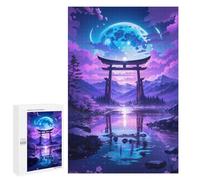 1000 PCS Jigsaws for Adults Puzzle Celestial Torri Portal Puzzles for Adults Hands-on Game Hand Speed Race Great Gift for Gaming 1000 PCS