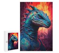 1000 PCS Jigsaws for Adults Puzzle Colorful Lizard Portrait Jigsaw Puzzle Hands-on Game But Fun And Humorous Birthday Present, Gifts, 1000 PCS