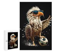 1000 PCS Jigsaws for Adults Puzzle Cool Eagle Soccer Player Puzzle for Adults Family Game Difficult Challenge Gifts for Friends And Family 1000 PCS